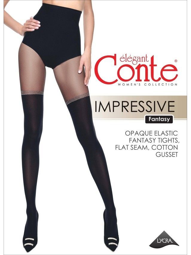 Women's tights CONTE ELEGANT IMPRESSIVE, s.2, nero - 6