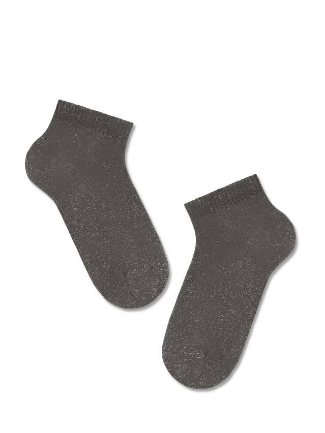 Women's socks CONTE ELEGANT ACTIVE (anklets, lurex),s.23, 000 ash grey - 2