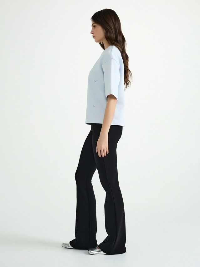 Women's polo neck shirt CONTE ELEGANT LD 3154, s.170-84, blue quartz - 4