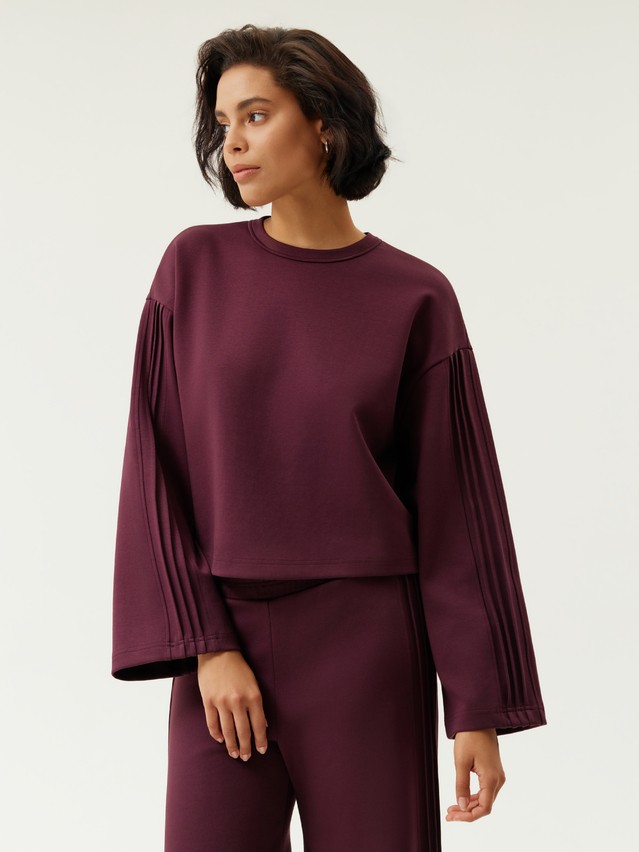 Women's jumper CONTE LD 3642, s.170-84, bordo - 3