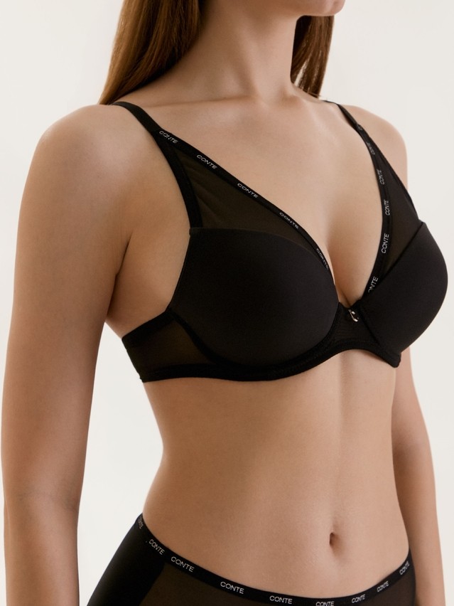 Bra CONTE ELEGANT SECOND SKIN RB1188, s.70A, black - 3