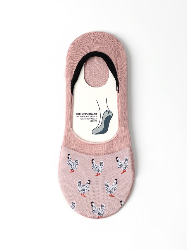 Women's footlets CONTE ELEGANT CLASSIC, s.23-25, 1161 ash pink - 4