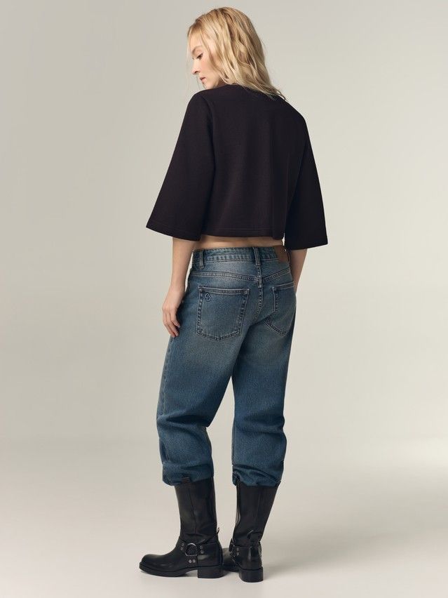 Women's polo neck shirt CONTE LD 3386, s.170-88, black - 2