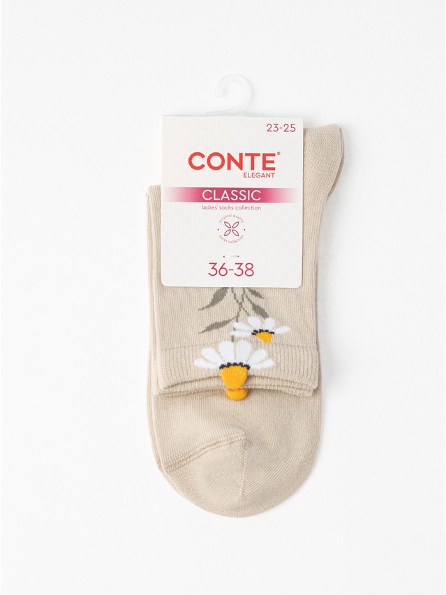 Носки женские хлопковые CE CLASSIC 17С-183СП, р.23-25, 1154 бежевый - 4