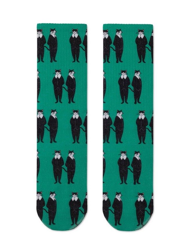 Women's socks CONTE ELEGANT FANTASY, s.23-25, 320 green - 2