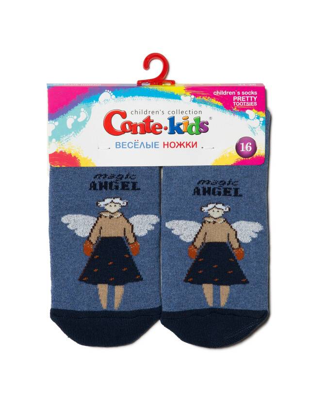 Children's socks CONTE-KIDS CHEERFUL LEGS, s.27-29, 291 denim - 5