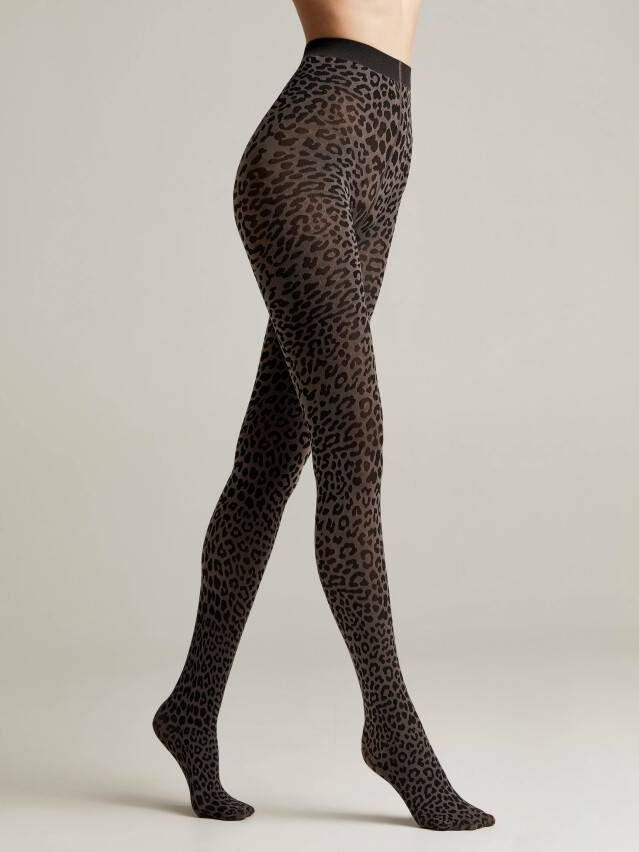 Leopard print tights LEO store - Official Conte online Lycra®