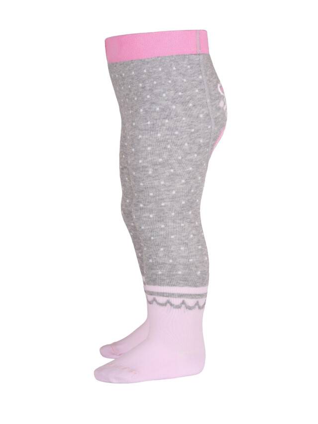 Children's tights CONTE-KIDS TIP-TOP, s.62-74 (12),383 grey-light pink - 3