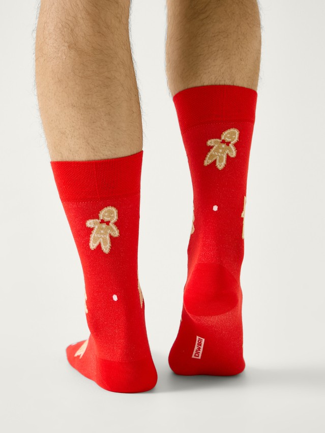 Men's socks DIWARI NEW YEAR, s.27-29, 1023 red - 2