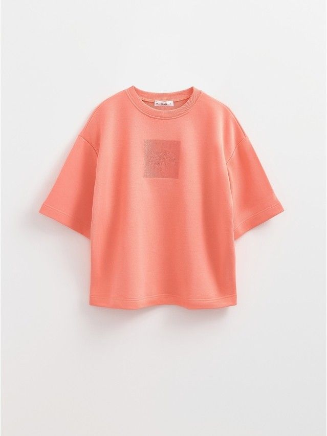 Women's polo neck shirt CONTE ELEGANT LD 2589, s.170-92, sugar coral - 5