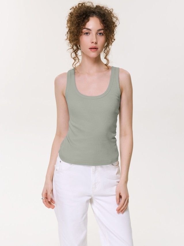 Women's tank top CONTE ELEGANT BASIC COLLECTION LM 5021, s.170-84, khaki - 1