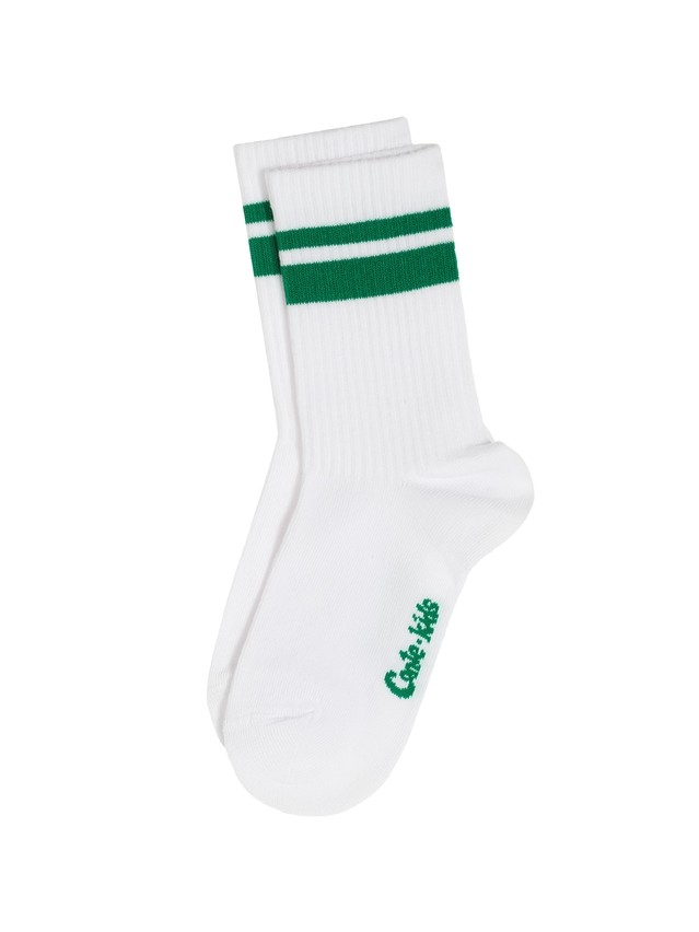 Children's socks CONTE-KIDS ACTIVE, s.16, 1020 white-light green - 4