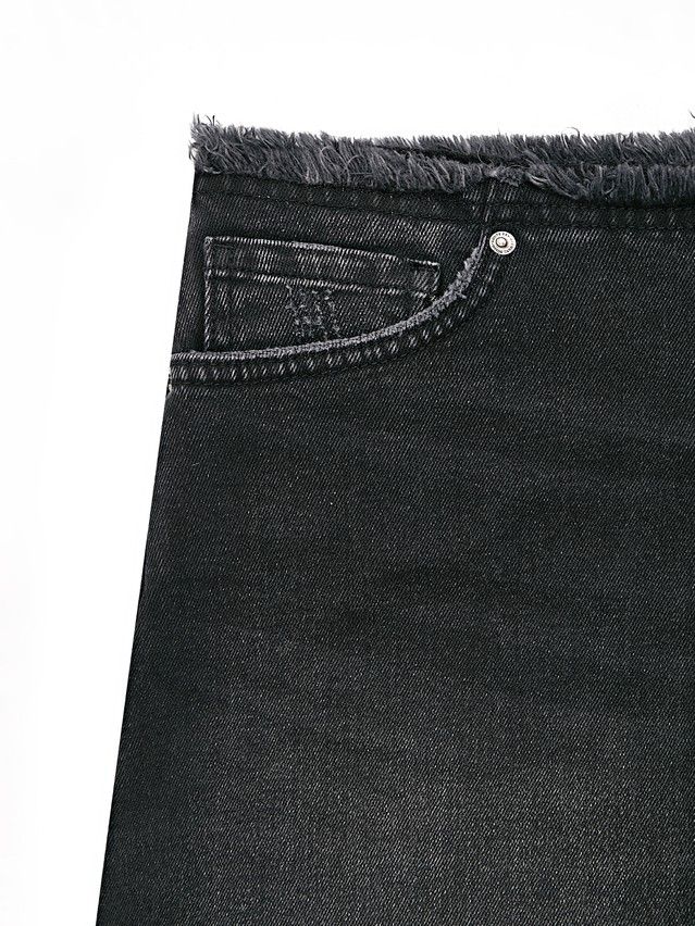 Denim skirt CONTE ELEGANT CON-773, s.170-90, black - 10