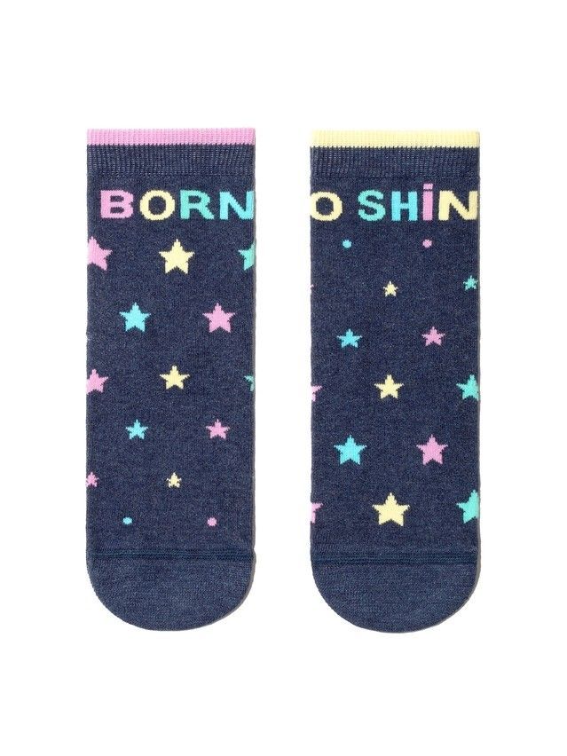 Children's socks Cheerful legs 17S-10SP, s. 30-32, 477 dark blue - 4