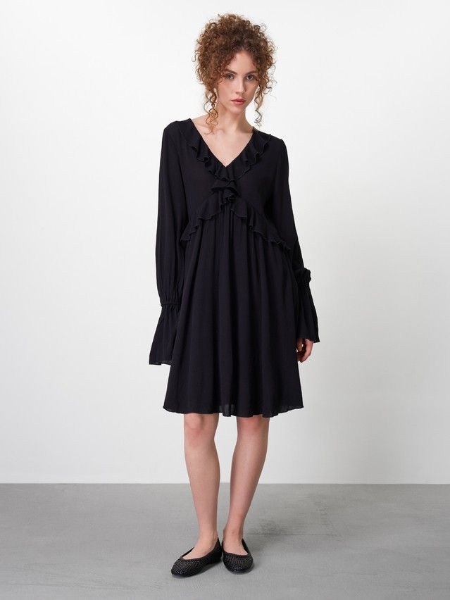 Women's dress CONTE LPL 3478, s.170-84-90, black - 1