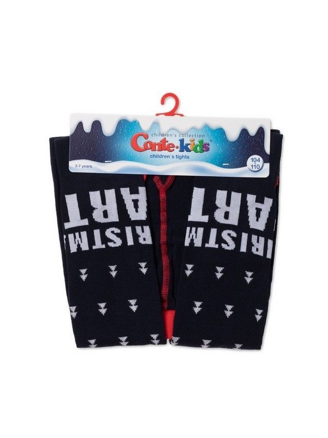 Children's tights CONTE-KIDS NEW YEAR, s.104-110 (16),584 navy - 2