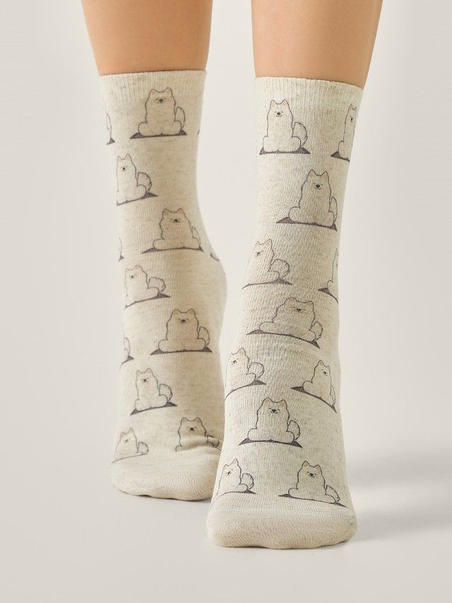 Women's socks CONTE ELEGANT FANTASY, s.23-25, 749 beige - 2