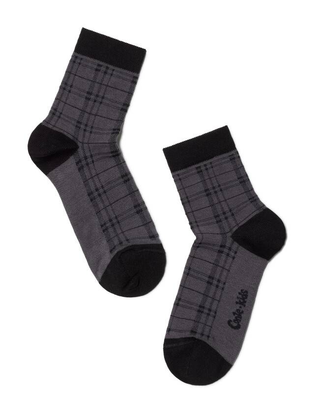 Children's socks CONTE-KIDS TIP-TOP, s.30-32, 196 dark grey - 1