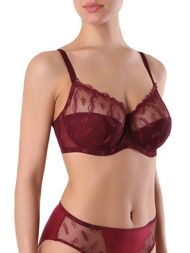 Bra CONTE ELEGANT RENDEZVOUS RB6014, s.70E, wine-coloured - 1