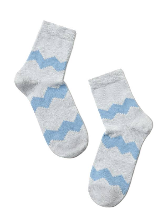 Women's socks CONTE ELEGANT CLASSIC, s.23, 065 grey-dark blue - 2