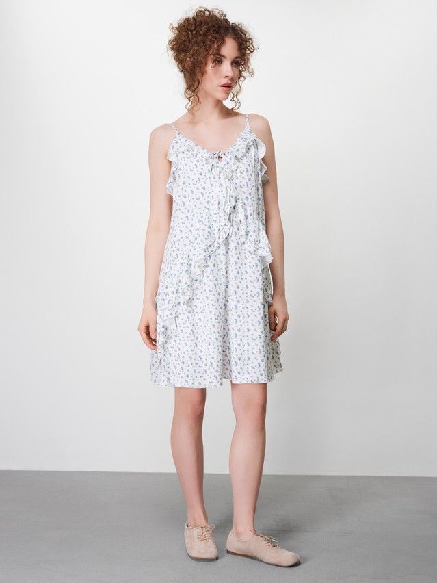 Women's sundress CONTE LSF 3474, s.170-84-90, white-flowers - 1