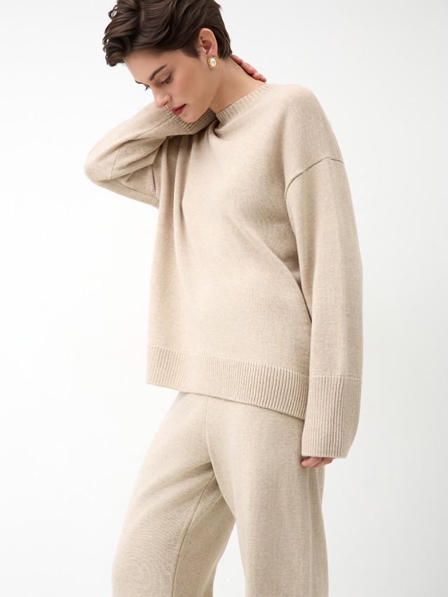 Women's pullover CONTE ELEGANT LDK24130, s.170-84, beige - 3