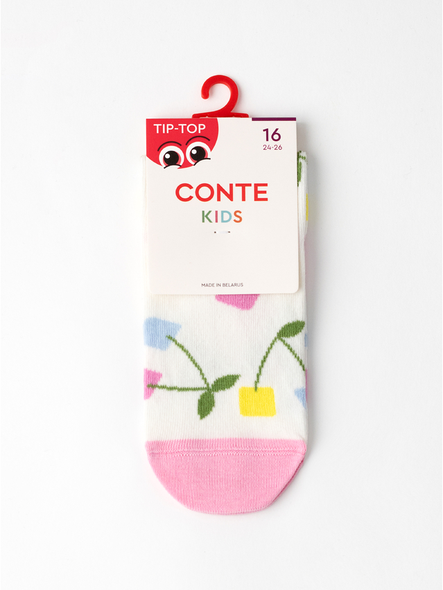 Children's socks CONTE-KIDS TIP-TOP, s.12, 1032 milky-light pink - 6