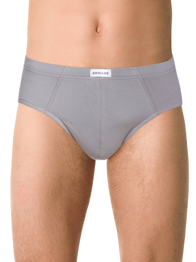 Men's underpants DIWARI BASIC MEN MSL 2128, s.78,82, light grey - 1