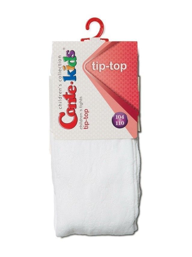 Children's tights CONTE-KIDS TIP-TOP, s.104-110 (16),361 white - 3
