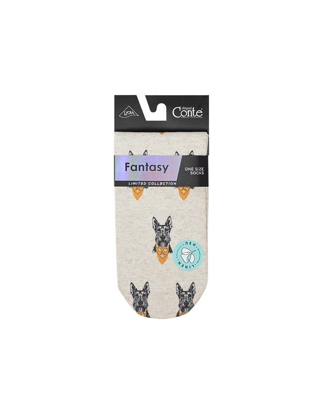 Women's socks CONTE ELEGANT FANTASY, s.23-25, 727 beige - 4