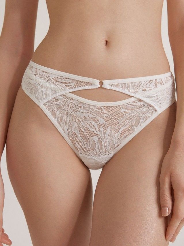 Women's panties CONTE ELEGANT MYSTERY GARDEN LBR 3115, s.90, off white - 1