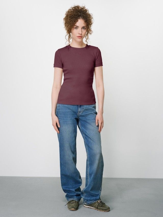 Women's T-shirt CONTE ELEGANT BASIC COLLECTION LFB 5023, s.170-92, truffle - 1