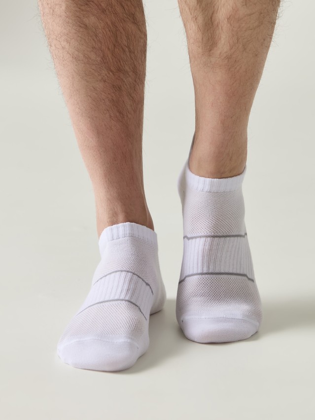 Men's socks DIWARI SPORT, s.25, 1110 white - 1