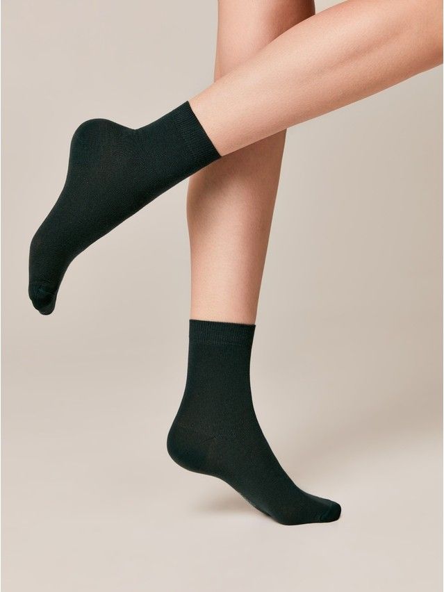 Women's socks CONTE ELEGANT CLASSIC, s.23, 000 dark green - 2