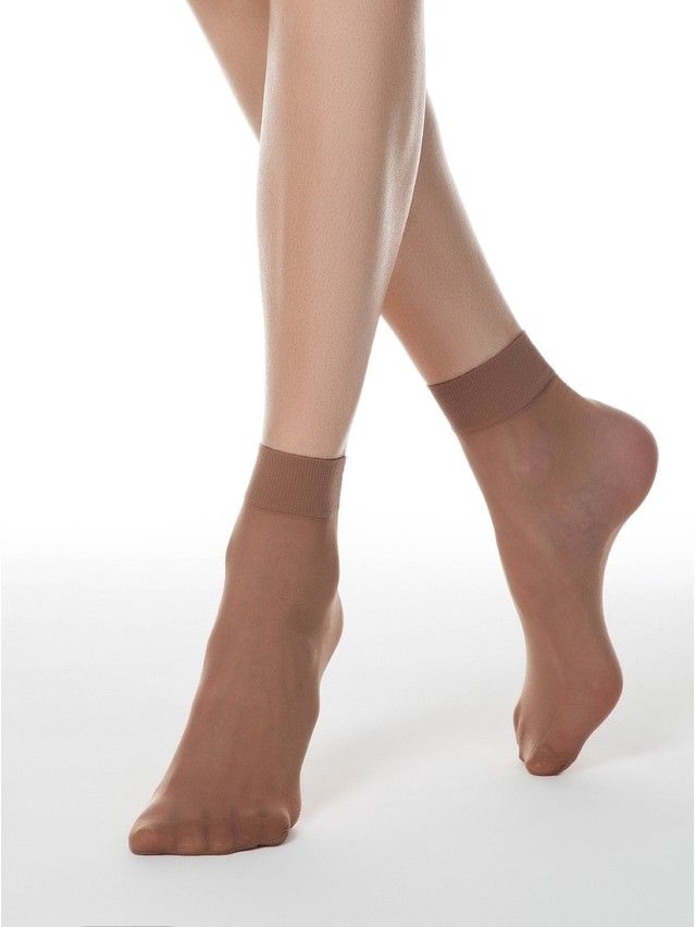 Women's socks CONTE ELEGANT TENSION 20 (2 pairs),s.23-25, bronz - 2
