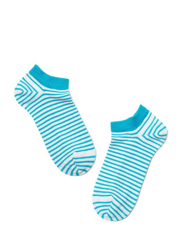 Women's socks CONTE ELEGANT ACTIVE, s.23, 073 white-turquoise - 2