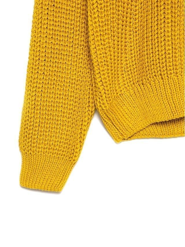 Women's polo neck shirt CONTE ELEGANT LDK110, s.170-84, mustard - 8