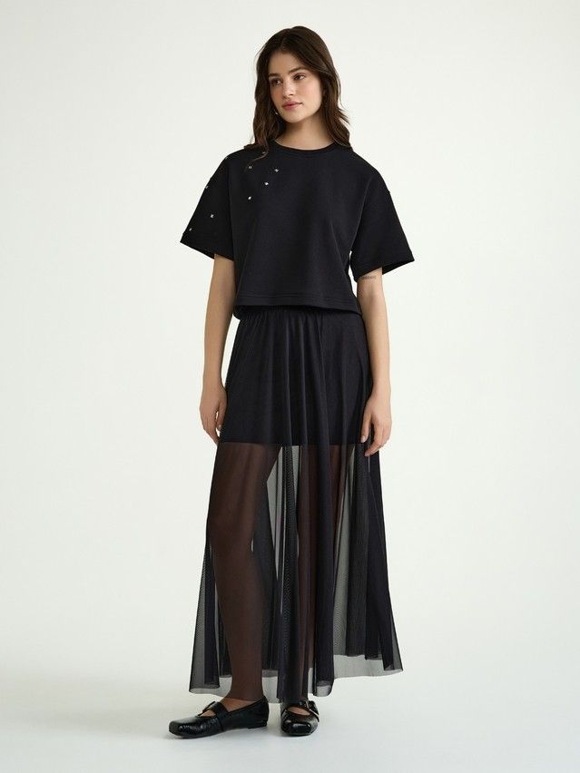 Women's skirt CONTE ELEGANT LU 2988, s.170-90, black - 2