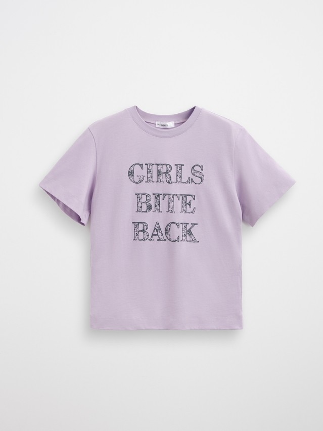 Women's polo neck shirt CONTE ELEGANT LD 3029, s.170-92, lavender-girls bite - 1