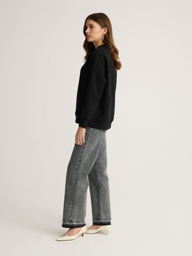 Women's polo neck shirt CONTE ELEGANT LD 2833, s.170-100, black - 2