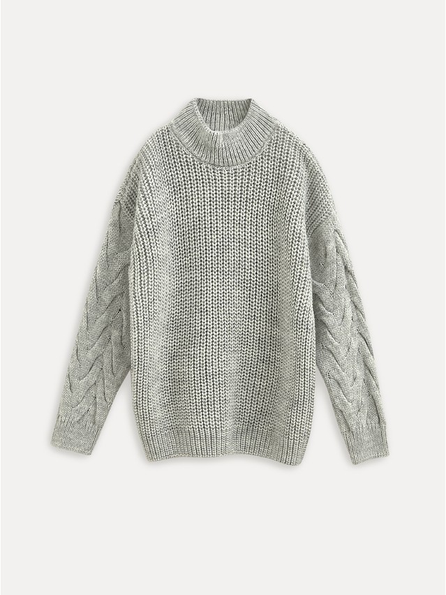 Women's pullover CONTE ELEGANT LDK24136, s.170-84, gray melange - 6