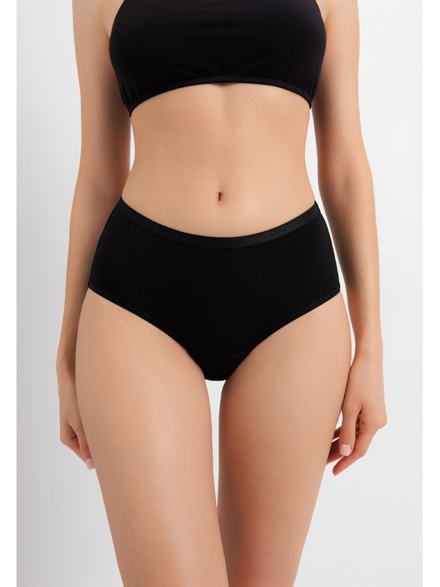 Women's panties CONTE ELEGANT COMFORT COTTON LB 5573, s.94, black - 1