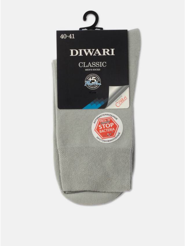 Men's socks DiWaRi CLASSIC, s.25, 000 grey - 3
