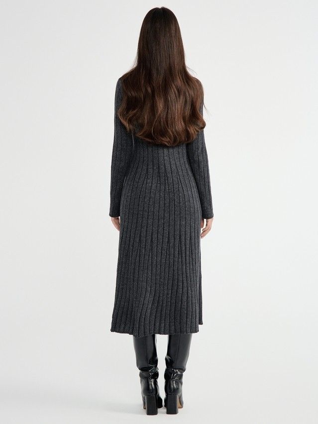 Women's dress CONTE ELEGANT LDK2391, s.170-84-90, graphite - 3