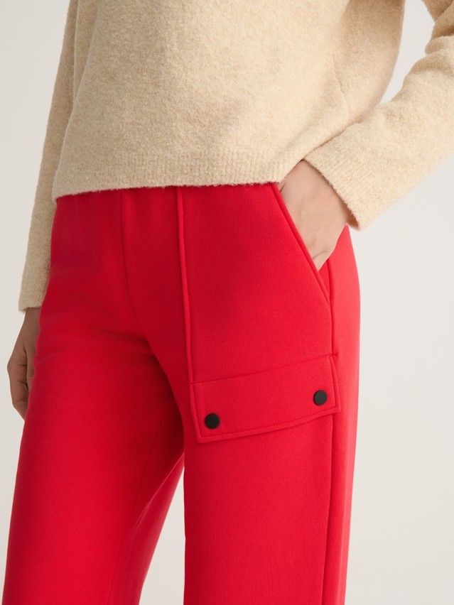 Women's trousers CONTE ELEGANT LBK 2842, s.170-102, crimson red - 5