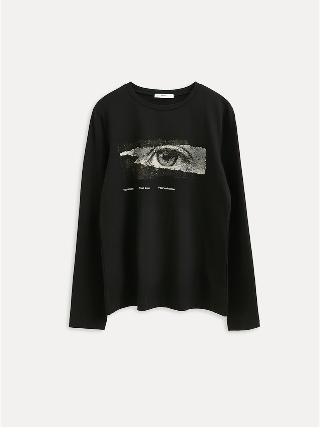 Women's polo neck shirt CONTE LD 3287, s.170-84, black-eye - 1