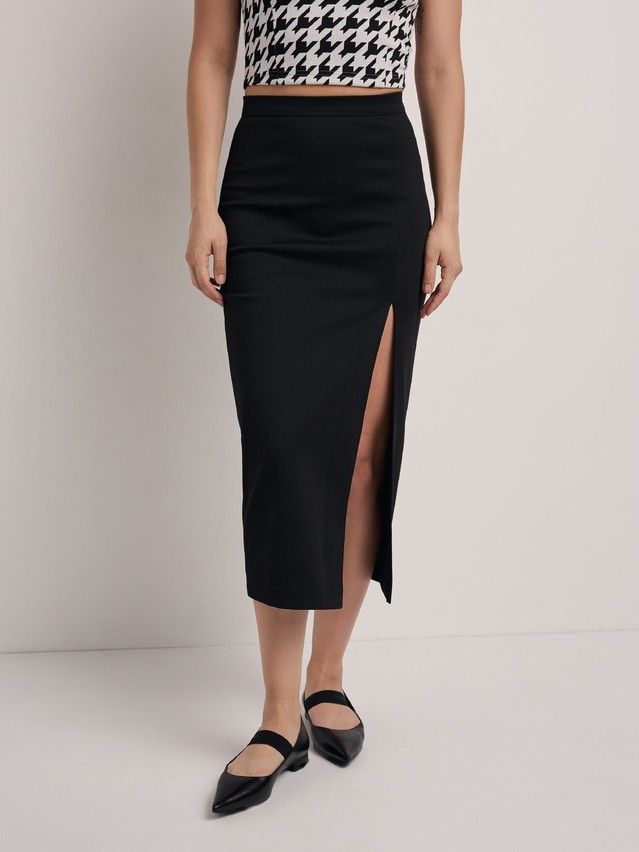 Women's skirt CONTE ELEGANT LU 3017, s.170-90, black - 2