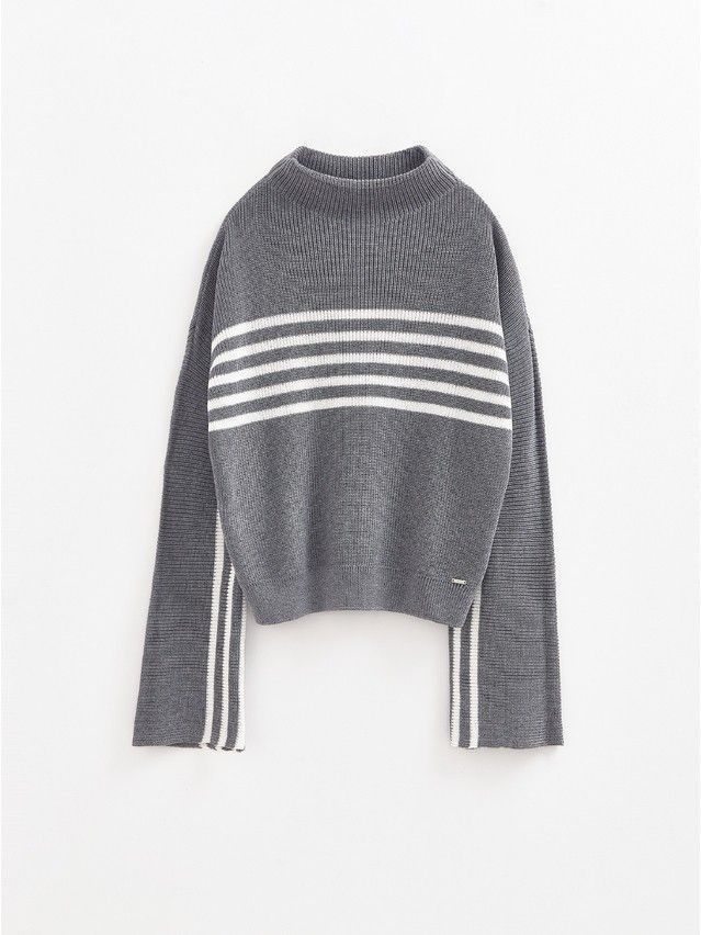 Women's pullover CONTE ELEGANT LDK23134, s.170-84, gray-white - 5