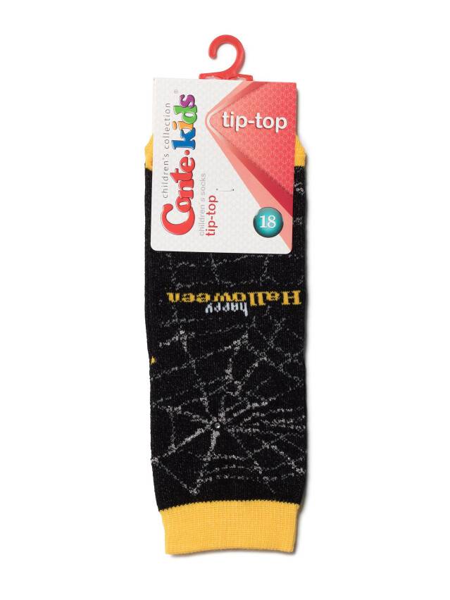Children's socks CONTE-KIDS TIP-TOP, s.27-29, 285 black-yellow - 2