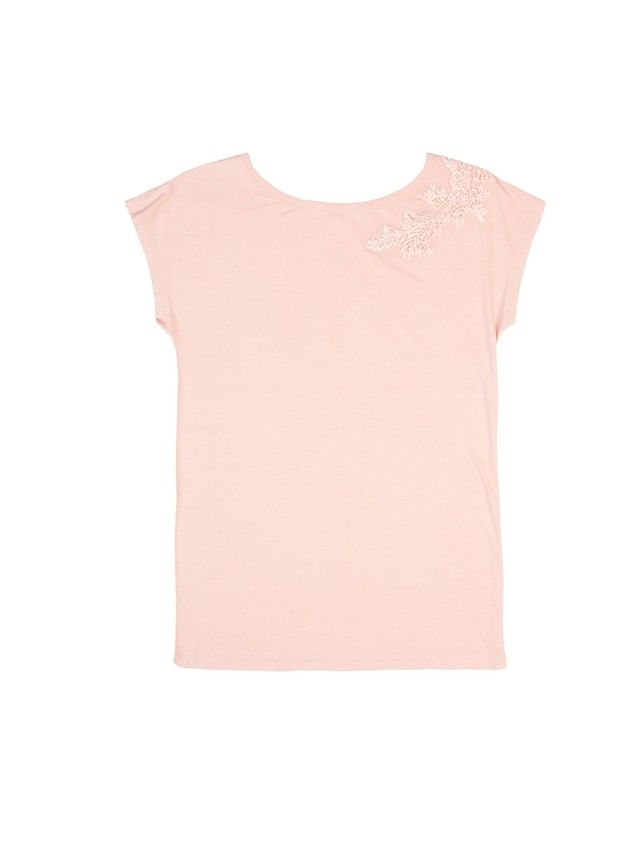 Women's polo neck shirt CONTE ELEGANT LD 711, s.170-104, powder - 4